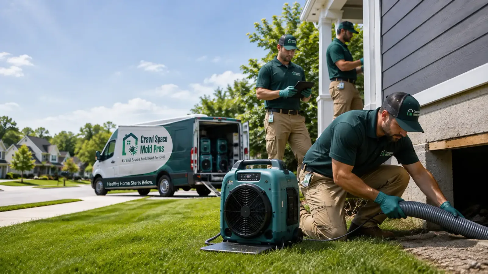Crawl Space Mold Removal in Latty, OH